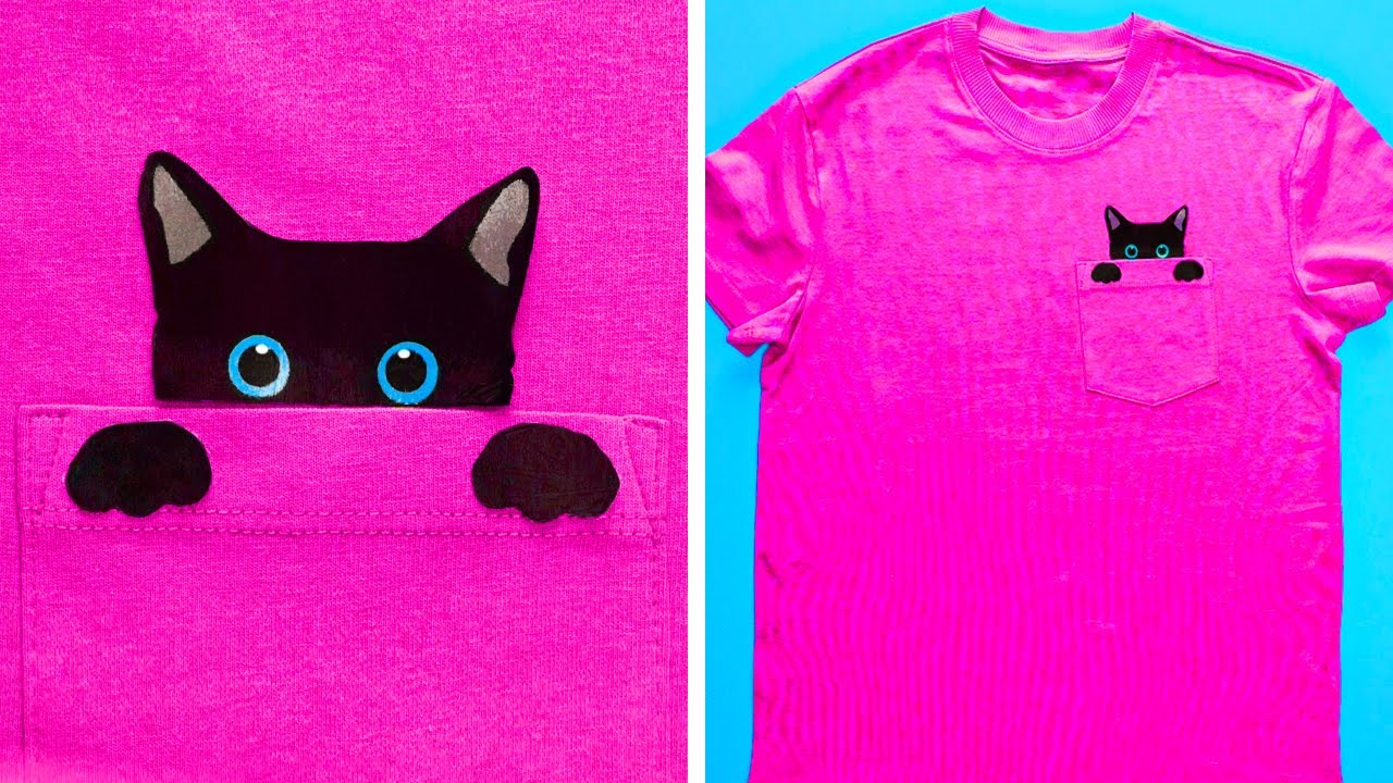 HOW TO MAKE A STYLISH T-SHIRT IN 5 MINUTES