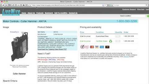 LiveWire Supply - How to use the site