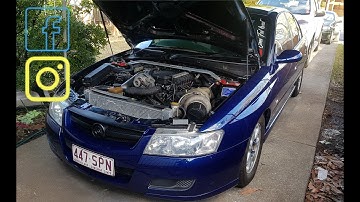 This is my turbo ecotec v6 vt commodore...