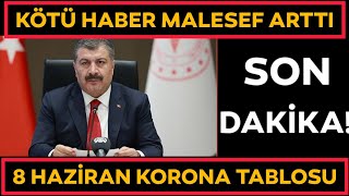 8 Haziran Koronavirüs Tablosu Açıklandı Kötü Haber Son Daki̇ka Fahrettin Koca Kötü Haberi Verdi