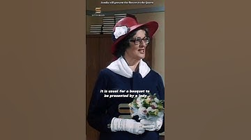 Jamila will present 💐 to the Queen| Mind Your Language #comedy #series #learnenglish #shorts