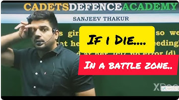 Motivational lines by sanjeev thakur sir .... (story of a soldier)😎😎😎😎💕💕