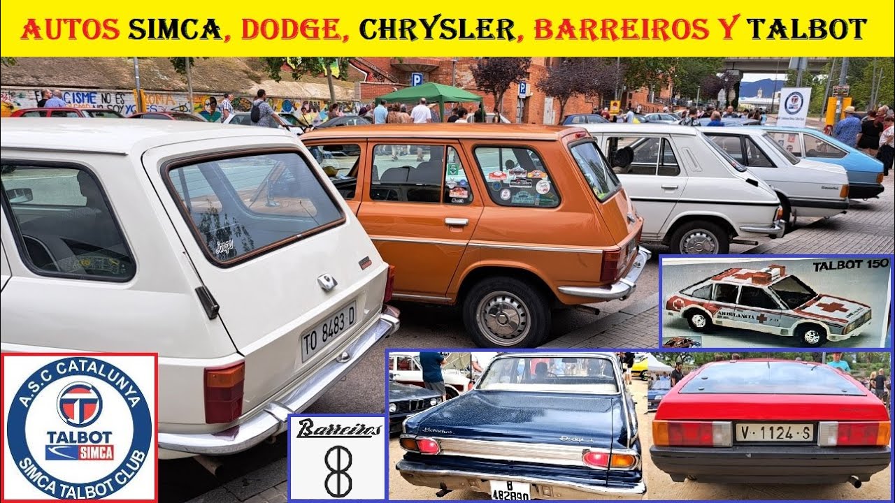⛽Autos inolvidables Talbot, Simca, Dodge, Barreiros y Chrysler. 
