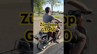 Die gute Zündapp GTS 50 läuft wie ein Uhrwerk #zündapp #50ccm #oldschool #sorts #sommer #cross