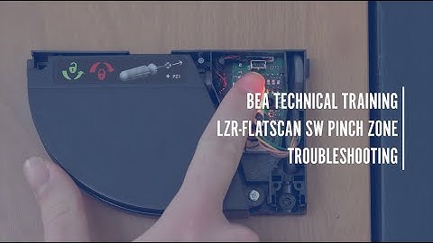 Troubleshooting a green LED on a stall-side LZR-FLATSCAN SW