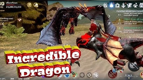 Incredible  Dragon in island  | First Look  | Icarus M Rider of Icarus | M  MORPG
