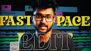 Fast Paced Edit (Assignment -2 ) | Video Editing Course @TharunSpeaks