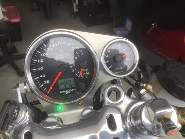 XS1100 Cafe Racer - GPS Speedo Update (Waterproofing) 