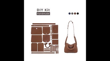 DIY Leather Lindy Doctor Bag - Make Your Own Bag.Sewing Craft Kit Leathercraft Activity.