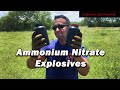 Test des explosifs  base de nitrate dammonium