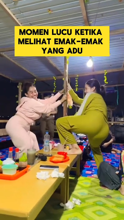 momen lucu ketika emak-emak gemoy adu goyangan bikin ngakak ‼️ #ngakak #lucu #goyang #joget #ketawa