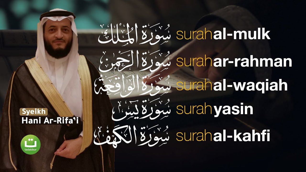 Surah Yasin Al Waqiah Al Mulk Ar Rahman Al Kahfi Paling Merdu  Suara yang Bikin Hati Tenteram