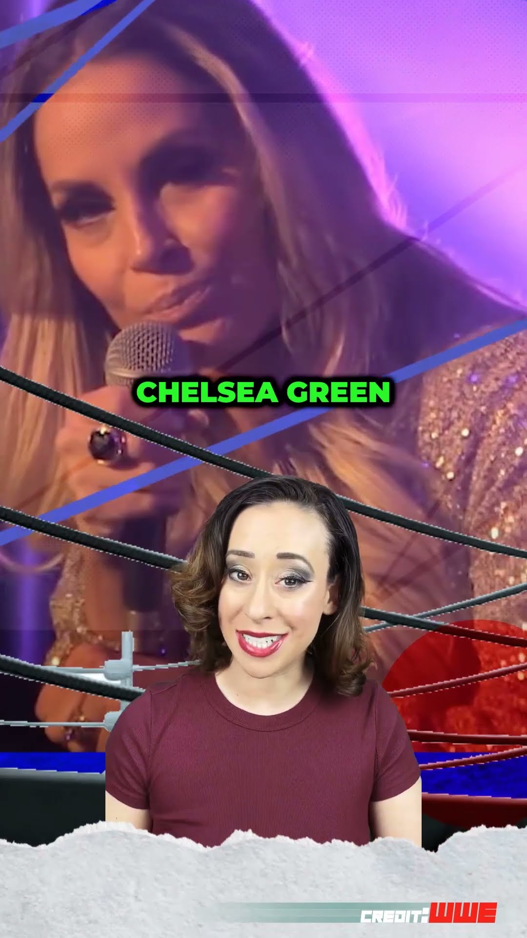 Did Trish Stratus just call Chelsea Green the B word #TrishStratus #ChelseaGreen #WWE #SHORTS