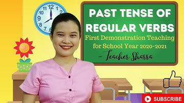 Demonstration Teaching via IVL (OBS, Canva, Kinemaster, Microsoft PPT) - Past Tense of Regular Verbs