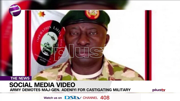 Army Demotes Maj-Gen. Adeniyi For Castigating Military (News |Nigeria)