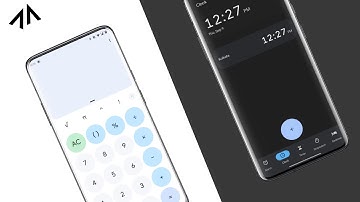Android 12 Material You Clock & Calculator for any android ! Sideload 
