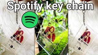 | how to make spotify keychain with acrylic sheet | editing for spotify QR code & plaque keychain | screenshot 2