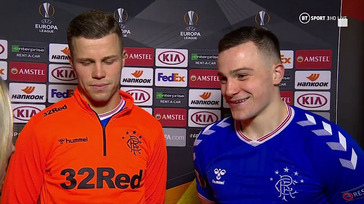 "This is why I came to Rangers!" George Edmundson reacts to Europa League victory in Braga