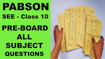 PABSON SEE Class 10 Send-up all subject question paper || Computer Science solution || Readersnepal