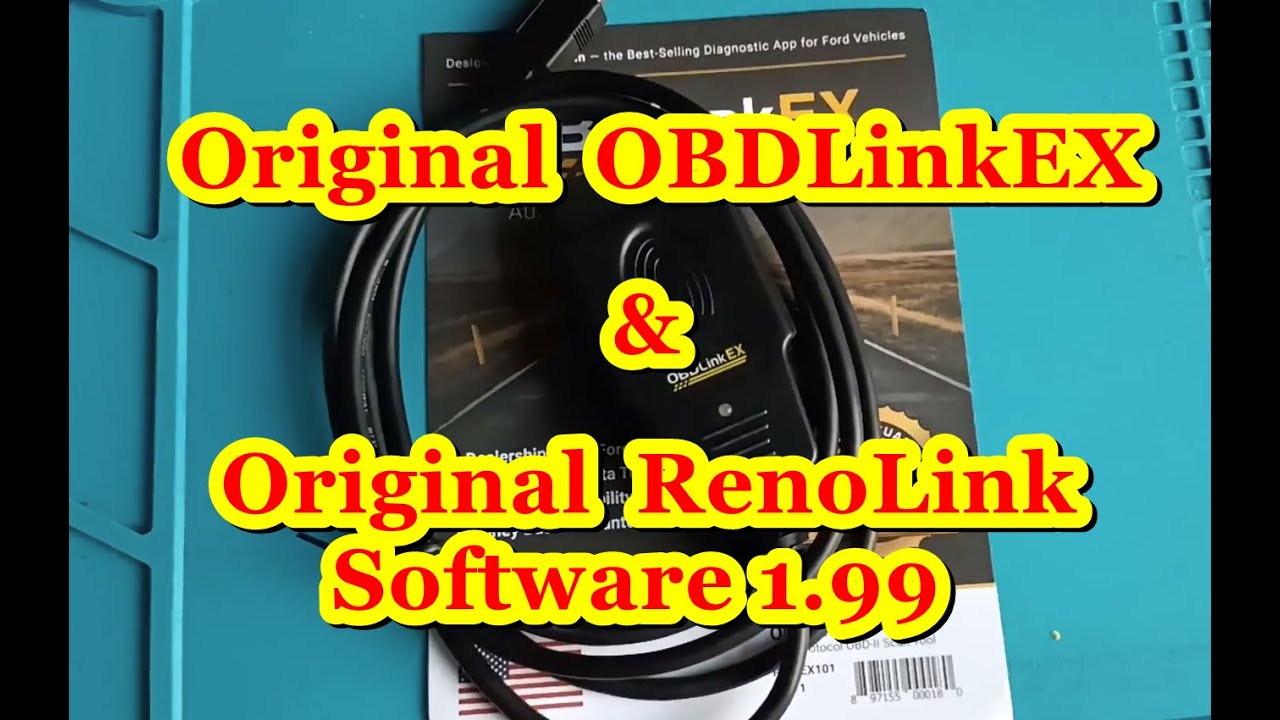 Original OBDLinkEX Renolink Software 1 99 To Avoid Ordering A Fake 