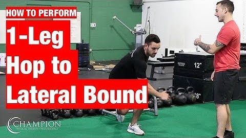 1 Leg Hop to Lateral Bound