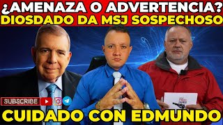 Ón Diosdado Cabello Envía Un Mensaje Peligroso Sobre Edmundo González Advertencia O Amenaza?