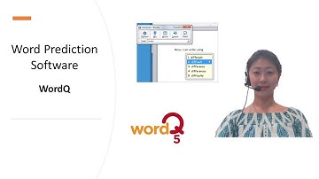 Word prediction software - WordQ
