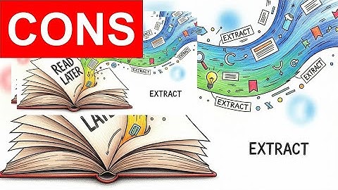 Cons Of Read Later Extract in Incremental Reading