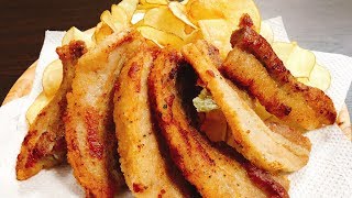 【禁断のおつまみ】ビールが秒でなくなる『やみつきポーク&チップス』How to make pork & Chips | Eazy Recipe