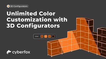 Unlimited Color Customization with 3D Configurators | CyberFox Agency #3dconfigurator #3d