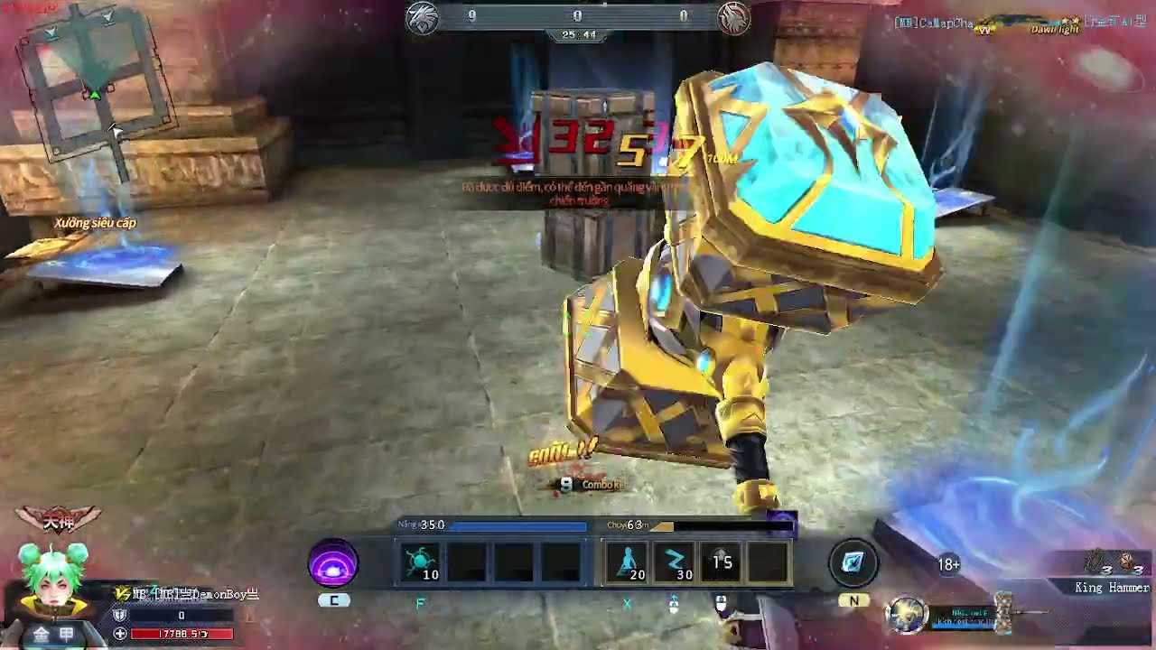 [Truy Kích] Review Hồ Quang Max All Rune 129% Vs Rank Xưởng Siêu Cấp Mạnh Ra Sao ? - Huy Gaming TK