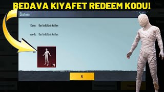 BEDAVA KIYAFET VEREN REDEEM CODE GELDİ!😱 BEDAVA PREMIUM SANDIK ALMA - PUBG MOBILE Resimi