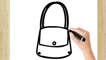 Como fazer um desenho de uma bolsa?
