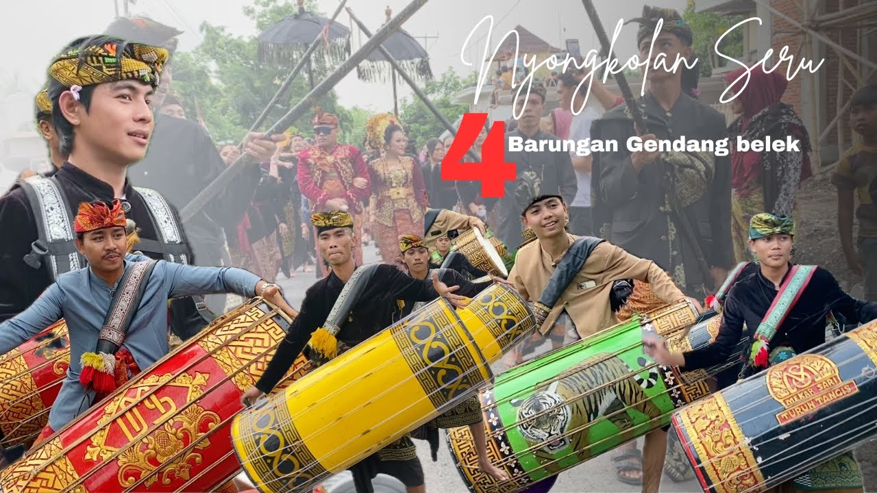 NYONGKOLAN JEMBE KE BELEKE DI IRINGI EMPAT GENDANG BELEK DMS-SJ BOLOR-JSGA-MS TURUN TANGIS