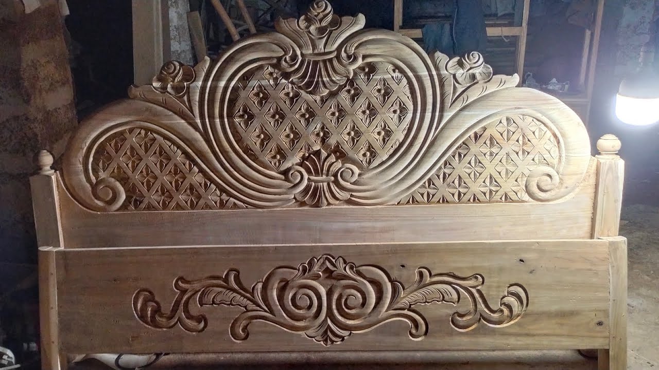 New design bed akasia - YouTube