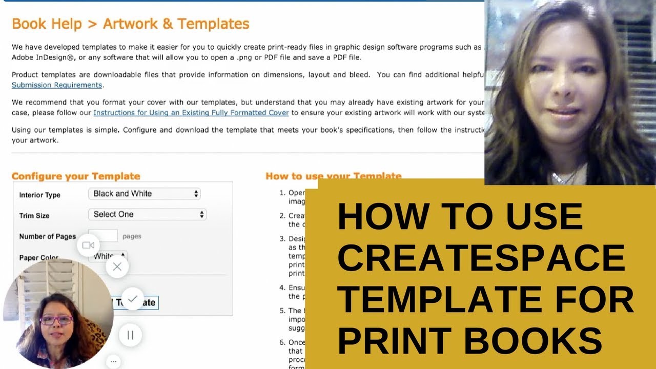 How To Use The Createspace Templates