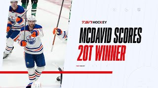 Must See: McDavid scores winner just 32 seconds into double-OT to lift Oilers in Game 1