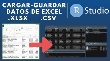 IMPORTAR y EXPORTAR datos de EXCEL a R STUDIO | CON y SIN CÓDIGO | Tutorial rápido | .xlsl .csv