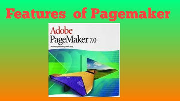 D.T.P & M.m. unit-2(part-2) features of Pagemaker