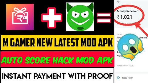 🔥 M gamer New हैck apk || Latest Auto कॉइन adder trick || instant payment with ऑटो score हैck trick🤑