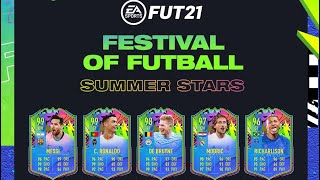 FIFA 21 LIVE - GRIND TO GLORY #62 - NEW SUMMER STARS ~ HUGE PACK OPENING + 92+ MOMENTS MID/ATT PACK!