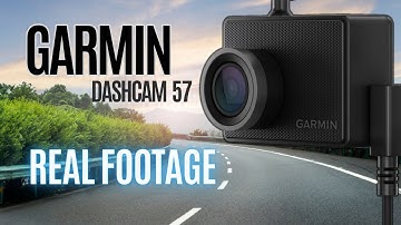 Real footage of the Garmin Dash Cam 57