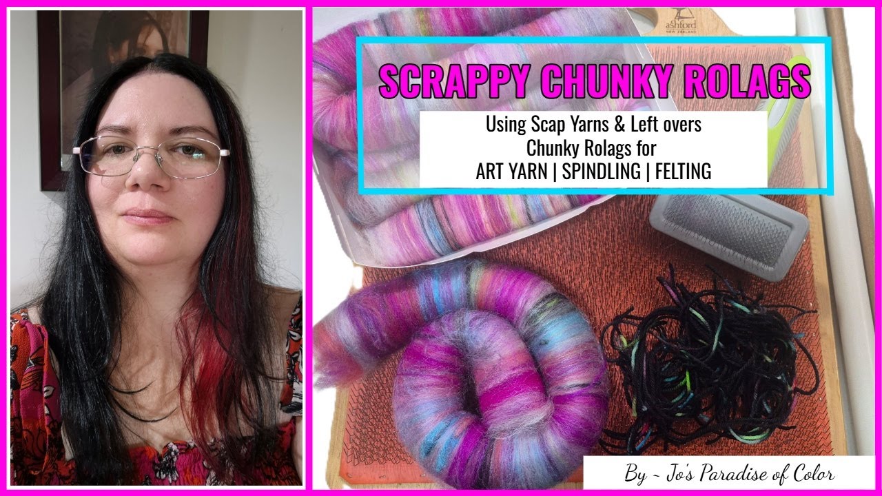 How to make SCRAPPY CHUNKY Rolags for 