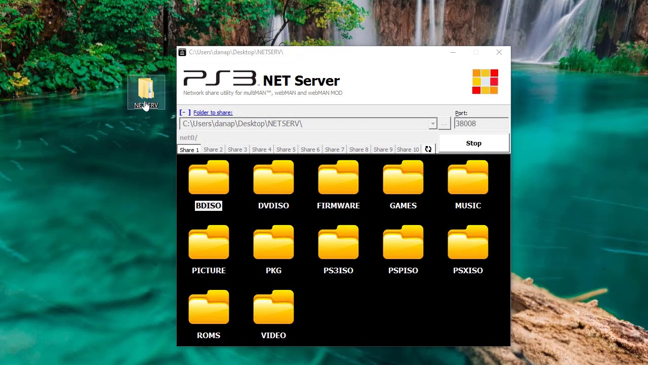 Добавление разрешения для подключения по сети ps3netsrv.exe в ...