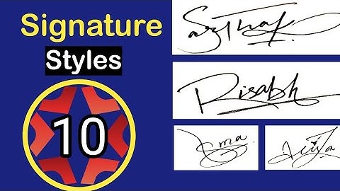 ✅ A to Z signatures | a to z signature styles | Signature Style of My Name