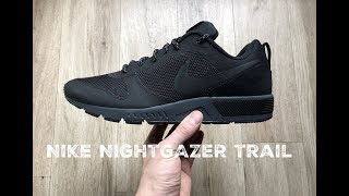 Nike Nightgazer Trail ˋblack´ | UNBOXING & ON FEET | fashion shoes | 2017 | HD