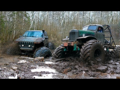 видео: ЗИЛ 157 4х4 против Grand Cherokee OFFROAD! ТАКИЕ ВЕЗДЕХОДЫ ТЫ НИГДЕ НЕ УВИДИШЬ!