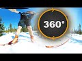 Ski jumping in a row - 360º