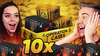Opening 10 of EVERY Operation Case! (w/ My GF)