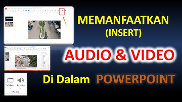 CARA MEMASUKKAN AUDIO SUARA DAN VIDEO DI DALAM SLIDE POWER POINT   |  SETTING VIDEO DI POWERPOINT